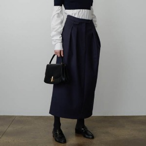 Michelet Skirt in Virgin Wool. the row