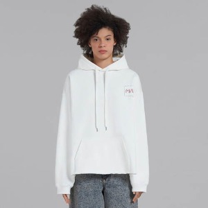 Season New. BIO Cotton Hoodie with CHEST PATCH. marni