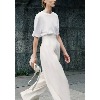 the row-Trude cotton high-rise wide-leg pants