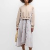 3.1 Long-Sleeve Sweatshirt Combo Midi Dress