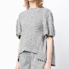 sacai Denim x Knit Pullover in Gray