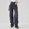 cucinelli Authentic denim loose trousers with shiny tab