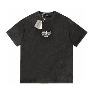 [men] Short sleeve Logo T-shirt. balenciaga