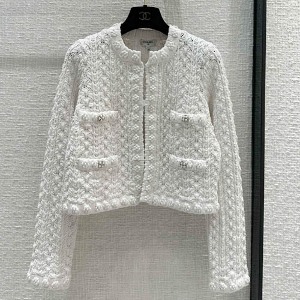 C. Cotton knit Cardigan Jacket
