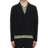 Issey Miyake Tailored Pleats Double Breasted Blazer