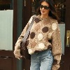 Oversized Polka-Dot Intarsia Wool Sweater. acne